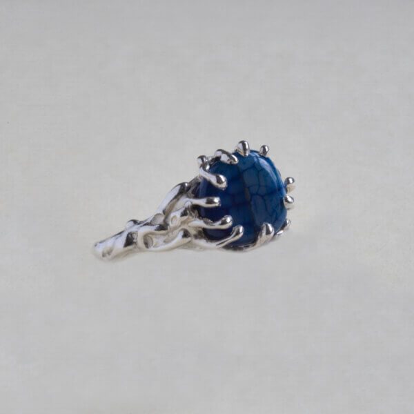 Round Blue Quartz Dewdrop
