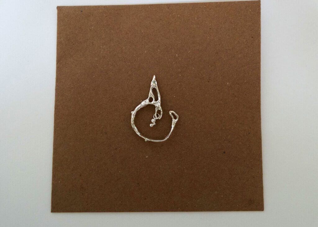Big Swirly Charm (droplet)