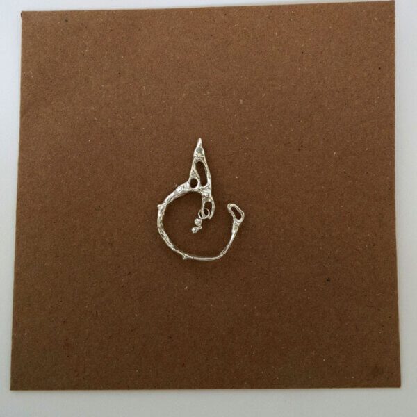 Big Swirly Charm (droplet)